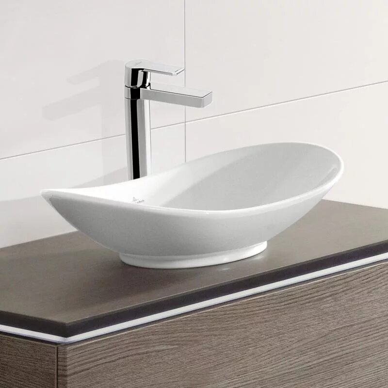 Раковины для ванной цена фото Раковина Villeroy & Boch My Nature 4110 60 R1 alpin купить в Москве, цены и фото