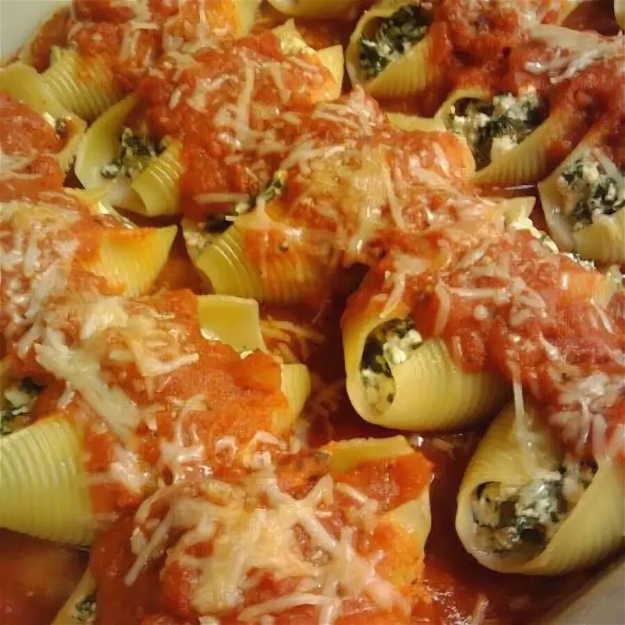 Ракушка с фаршем рецепт с фото Stuffed Shells Recipe - Key Ingredient Canada Plant based diet recipes, Recipes,