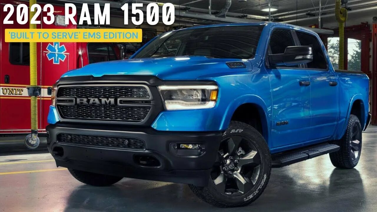 Рам автомобиль цена новый фото 2023 Ram 1500 Built to Serve EMS Edition Debuts To Honor First Responders - YouT