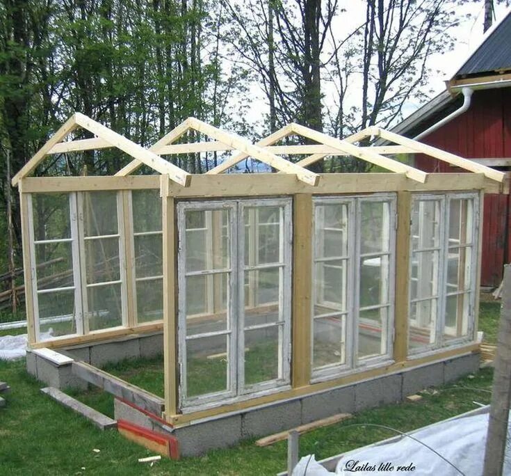 Рам своими руками в домашних условиях Теплицы из оконных рам 300 фото Backyard greenhouse, Greenhouse plans, Diy green