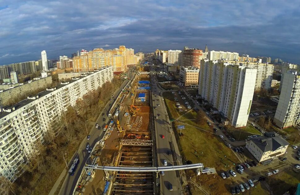 Раменки москва мичуринский проспект фото Строительство Московского метрополитена" в блоге "Транспорт, спецтехника и логис