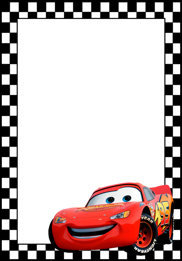 Рамка для фото авто frame PNG Cars theme birthday party, Disney cars birthday, Cars birthday party d