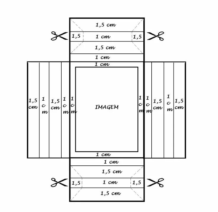 Рамка для фото из бумаги шаблон Molde quadro de papel Paper box diy, Diy gift box, Diy photo frames