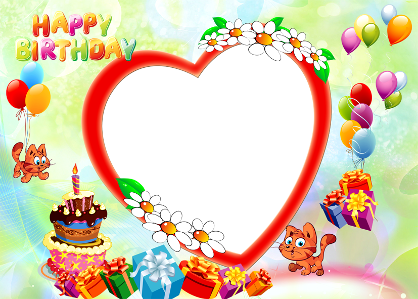 Рамка для фото с днем рождения девочке Happy Birthday photo frame png free Birthday photo frame, Happy birthday photos,