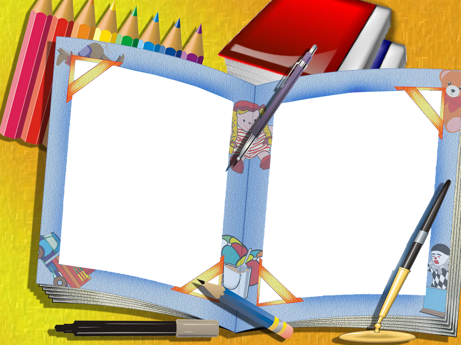 My school class, School photo frame. Transparent PNG Frame, PSD Layered Photo fr