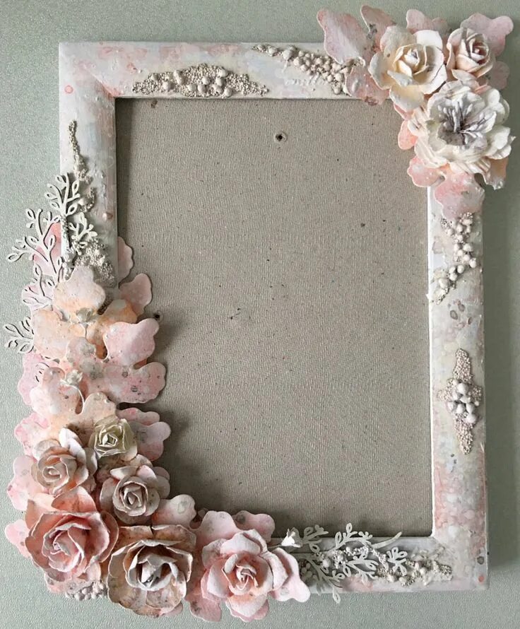 Рамка для фото в технике стайрофоминг En kreativ blogg om mixed media, scrapbooking, art journaling och kortmakeri bla