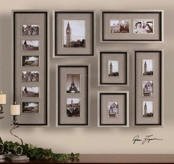 Рамка под фото на стену Картины по несколько штук в одной раме Frame wall collage, Gallery wall decor, F