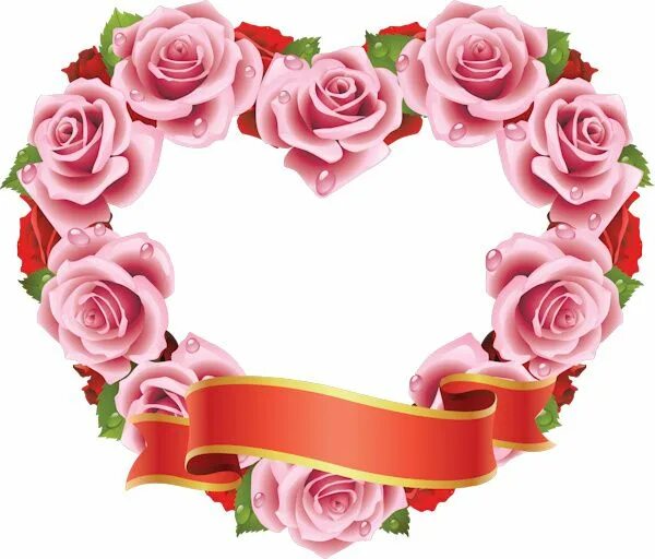 Рамка сердце из цветов для фото пнг Pin de Timoteo Velosa em Heart Coração rosa, Quadro de flores, Rosas