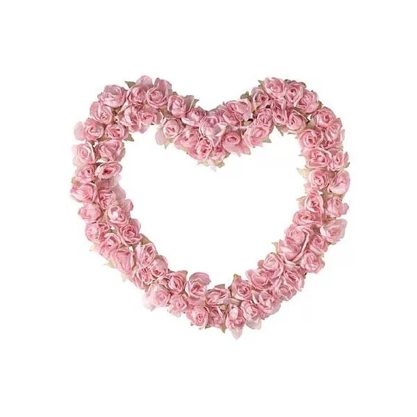 Рамка сердце из цветов для фото пнг Rose Heart How to make wreaths, Rosé heart, Pink roses