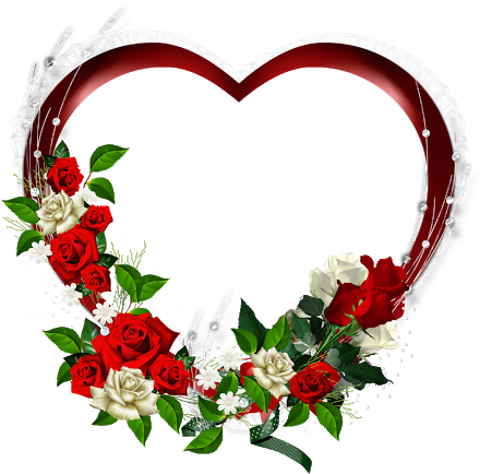 Рамка сердце из цветов для фото пнг Hacia Delante - D And S Letter Love - (620x620) Png Clipart Download