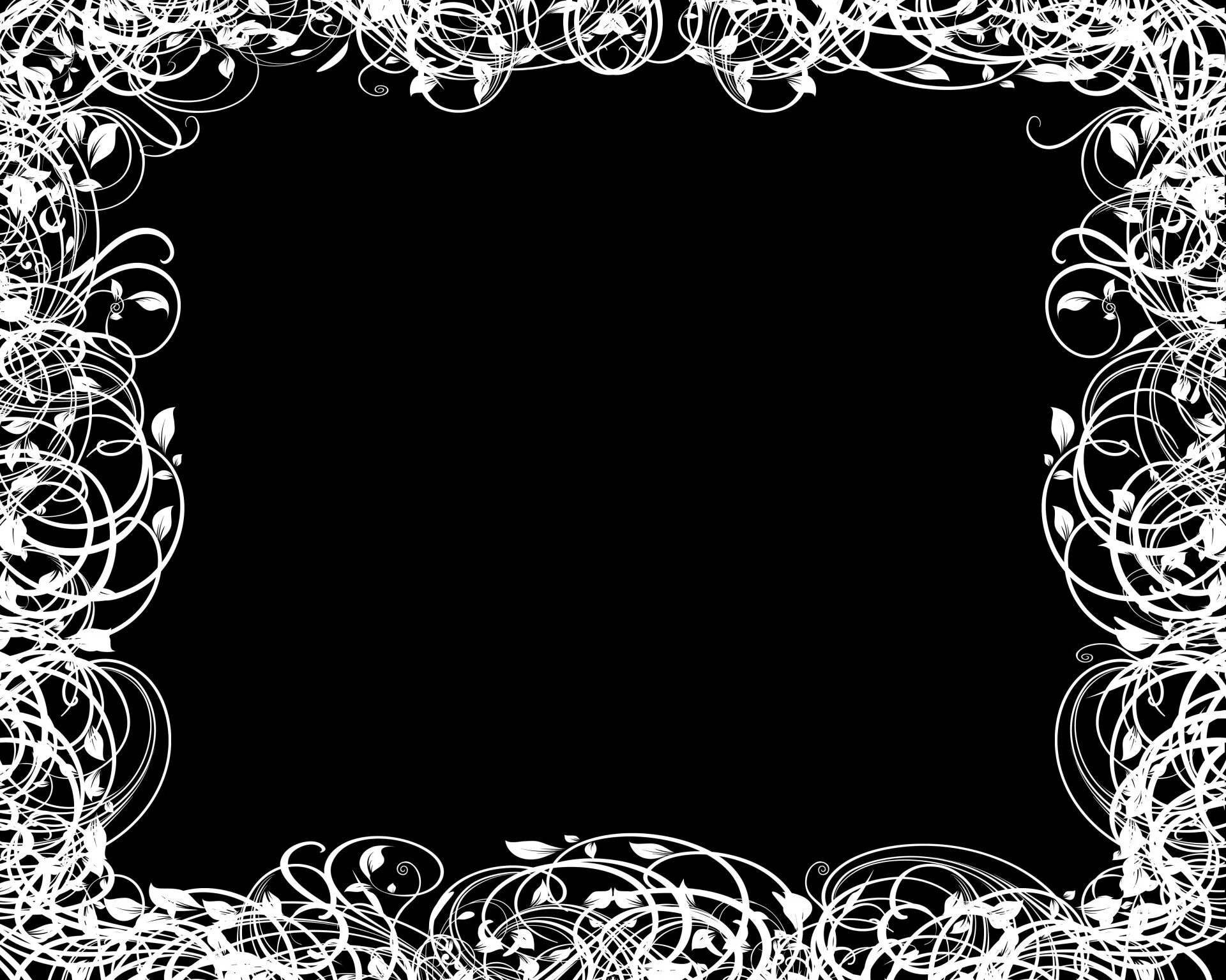 Рамки черно белые фото Download free photo of Black white,curly,squiggly,border,frame - from needpix.co