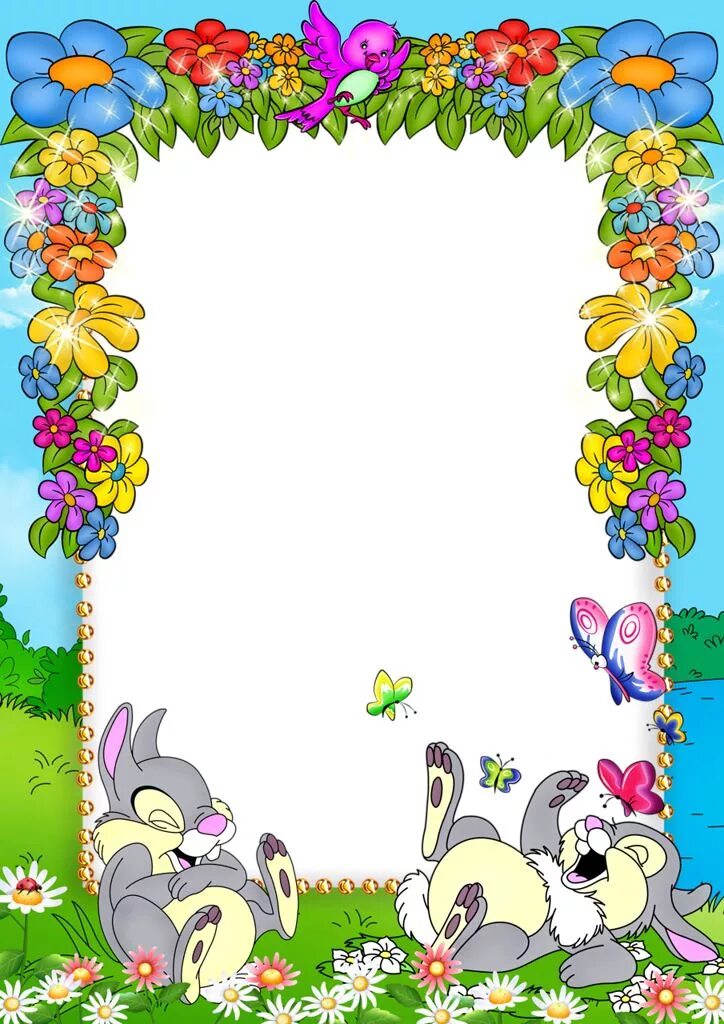 Рамки детские для оформления текста Pin by Sandr1378 on à imprimer Clip art borders, Disney frames, Flower frame