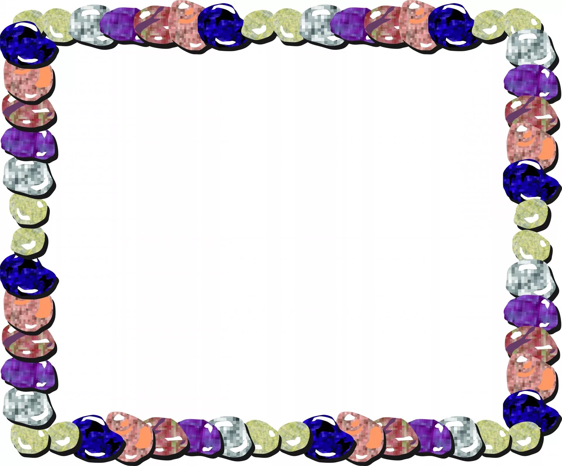 Рамочки для фото из полудрагоценных камней купить Frame,color,stones,white,background - free image from needpix.com