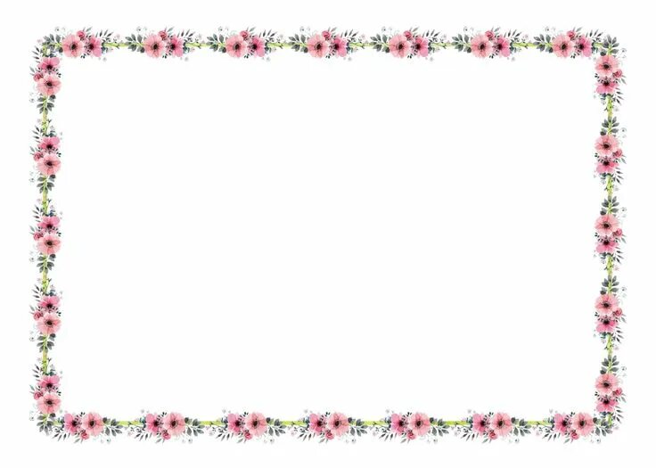 Рамочки для оформления фото Floral Watercolor Invitation Frame Watercolor invitations, Invitation frames, Fl