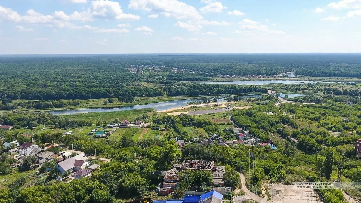 Рамонь воронежская область фото поселка Вид на поселок Рамонь - поселок Рамонь, Рамонский район, Воронежская область, Ро