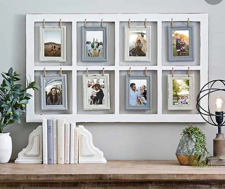 Рамы на стене в интерьере Farmhouse Wall Decor Ideas