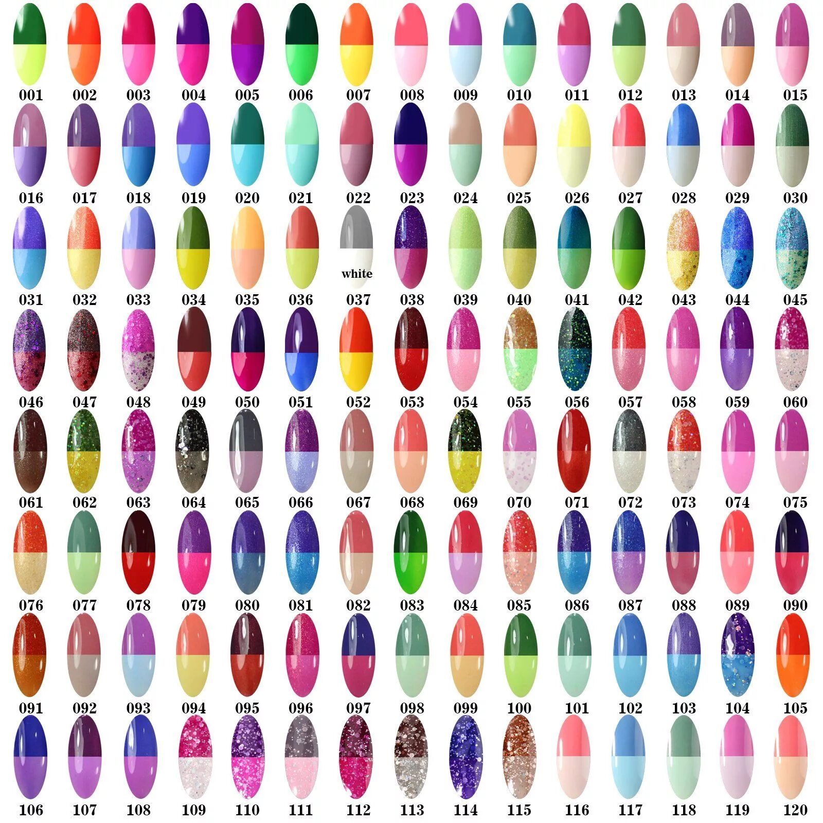 Рандомайзер цветов для маникюра 15ML Temperature Change Color Soak Off Nail Art UV Gel Polish-Color 001 Gel nage