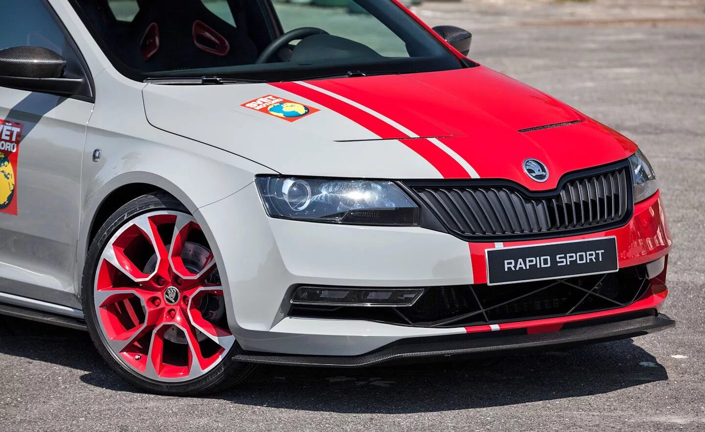 Рапид тюнинг фото Фотографии с тестов Skoda Rapid Sport