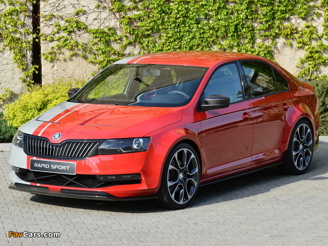 Рапид тюнинг фото Škoda Rapid Sport Concept 2013 pictures (640x480)