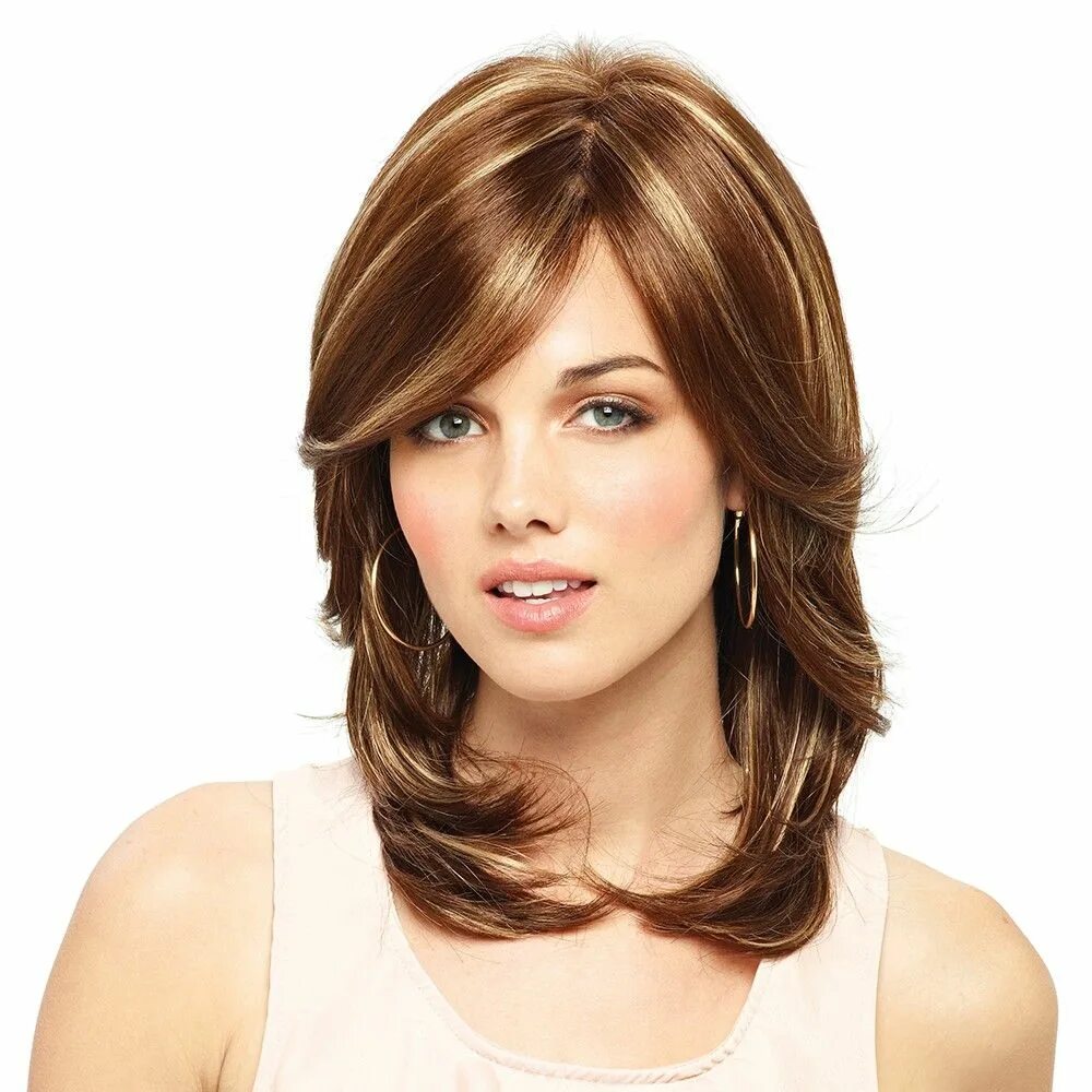 Рапсодия стрижка на средние волосы без челки Amore Kelly wig, Monofilament, René of Paris Long hair styles, Shoulder length h