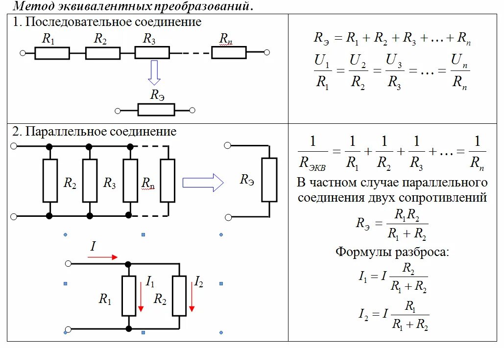 Расчет электрических схем Опорный конспект по электротехнике: http://electricalschool.info/konspekt.doc