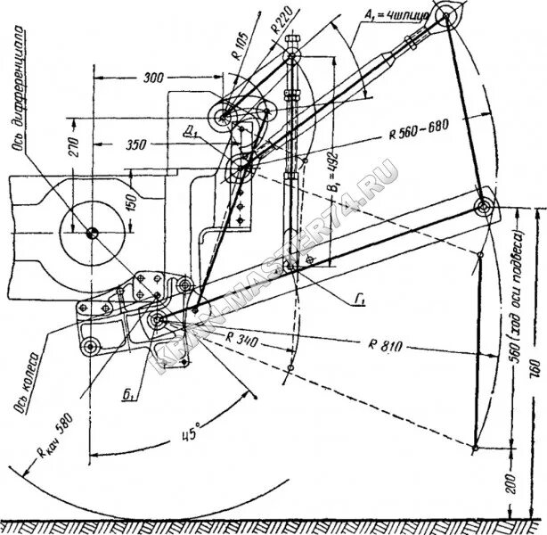 Расчет самодельный навески трактора Корпус гидромеханизма 25.57.201 задней навески трактора Т-25. Устройство навесно
