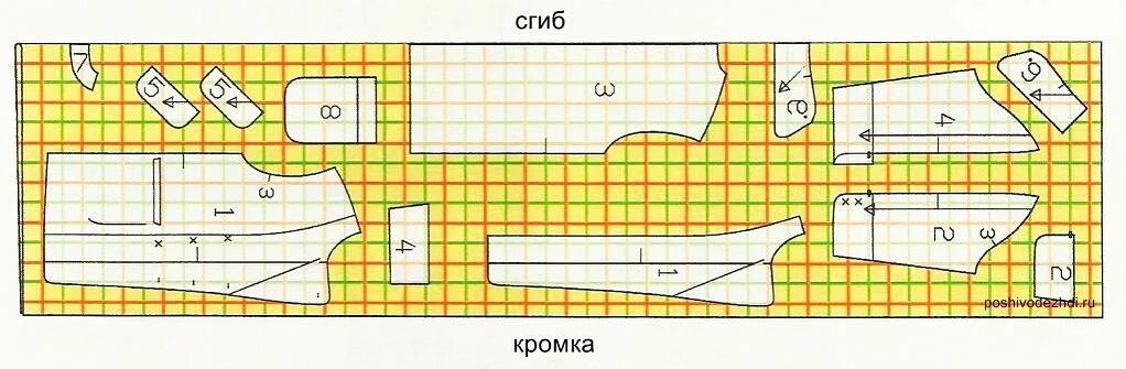 Раскладка деталей выкройки на ткани Крой настилом: найдено 87 изображений