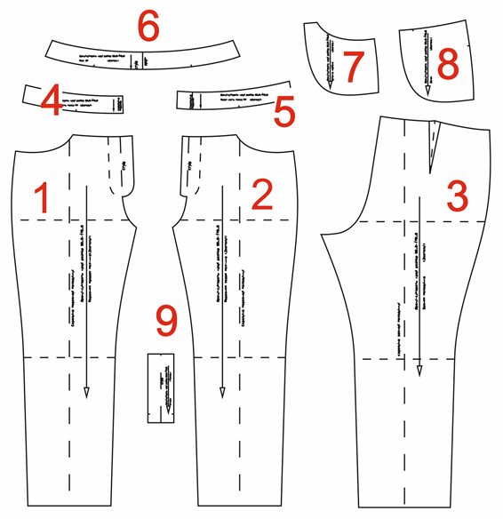 Раскладка выкройки брюк Выкройка брюк-сигарет Шить просто - Выкройки-Легко.рф