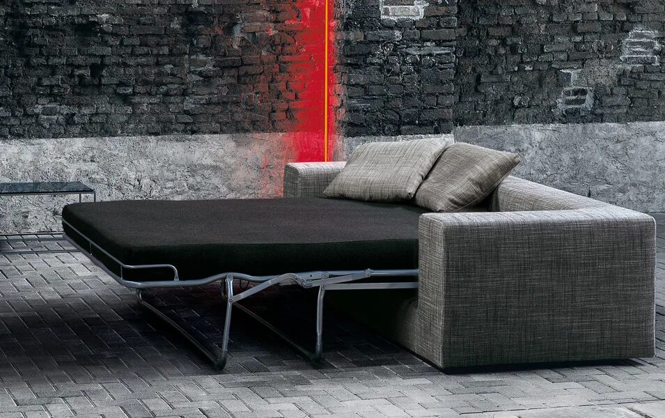 Раскладной диван в стиле лофт Диван Living Divani Wall Sofa Bed - купить в Москве мягкая мебель по выгодным це