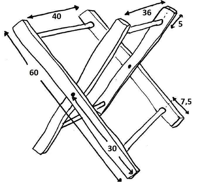 Раскладные стулья своими руками чертежи СКЛАДНАЯ КОРЗИНА ДЛЯ БЕЛЬЯ СВОИМИ РУКАМИ Werkstatt