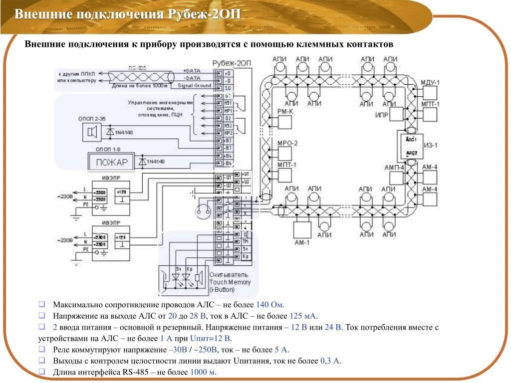 Расключение мду 1 рубеж схема подключения PPT - АДРЕСНЫЕ СИСТЕМЫ ОХРАННО-ПОЖАРНОЙ СИГНАЛИЗАЦИИ И ПОЖАРОТУШЕНИЯ тм РУБЕЖ Po