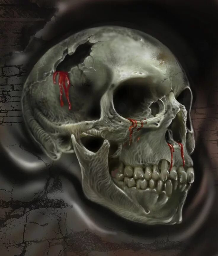 Раскололся череп фото fpista's deviantART gallery Skull art, Skull pictures, Skull