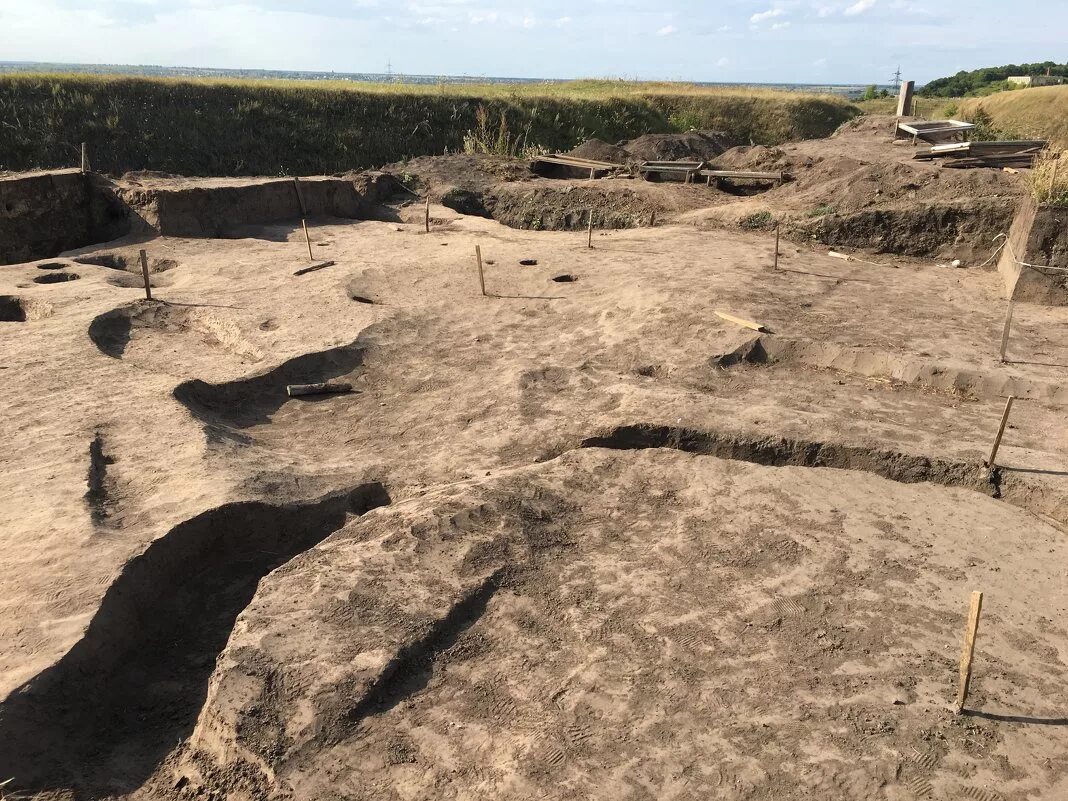 Раскопки старой рязани фото Раскопки на городище СТАРАЯ РЯЗАНЬ. :: Василий Капитанов - Социальная сеть ФотоК