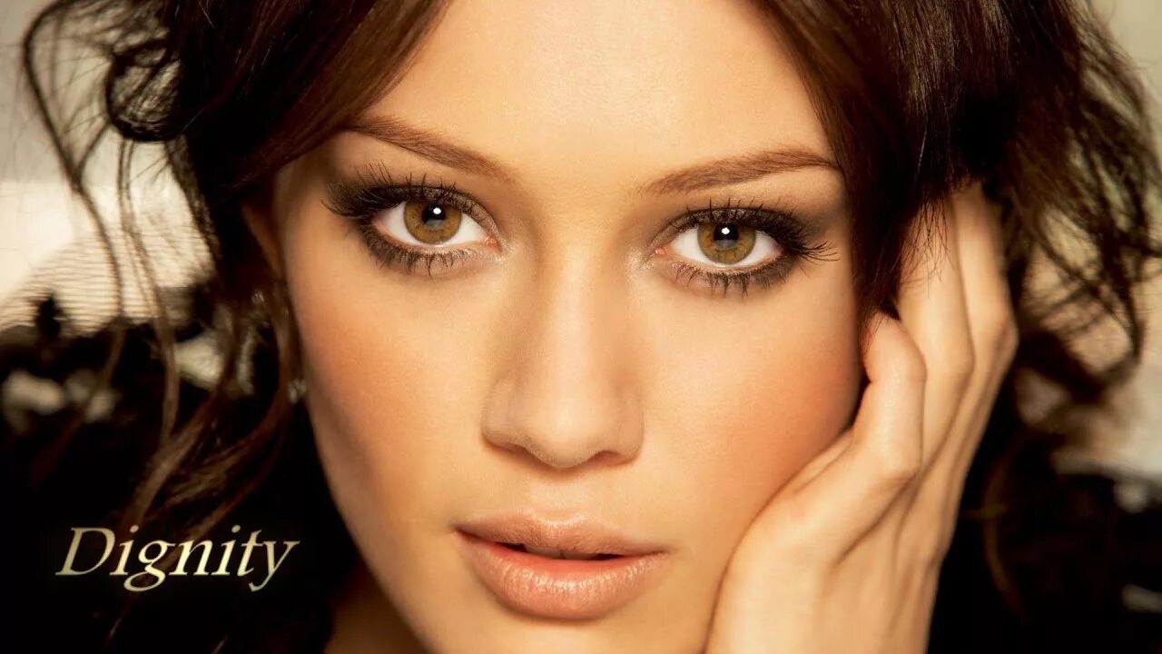 Раскосые глаза фото Hilary Duff - Dignity (Full Album) - YouTube Music