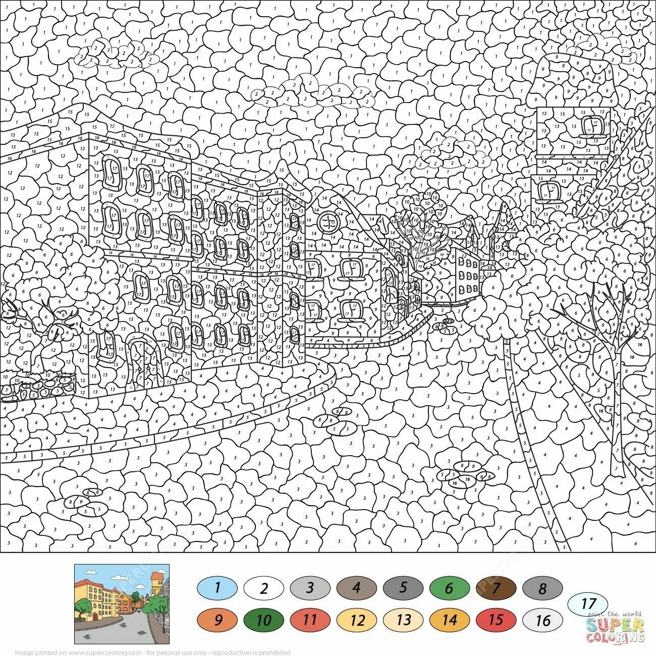 Раскрась по номерам по фото Printable Number Coloring Pages Difficult Color Numbers Coloring Pages Fototo Me