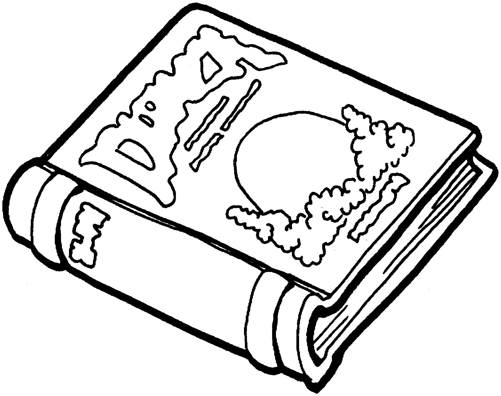 Раскраска книга фото colouring picture of books - Clip Art Library