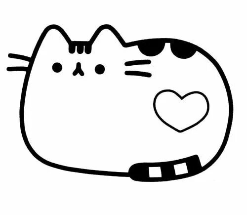 Раскраски фото пухлых котиков Pusheen coloring pages, Cat coloring page, Coloring pages