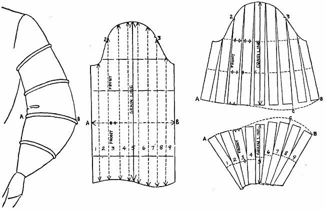 Раскроить рукав без выкройки Novelty sleeve Sleeves pattern, Modern pattern design, Pattern