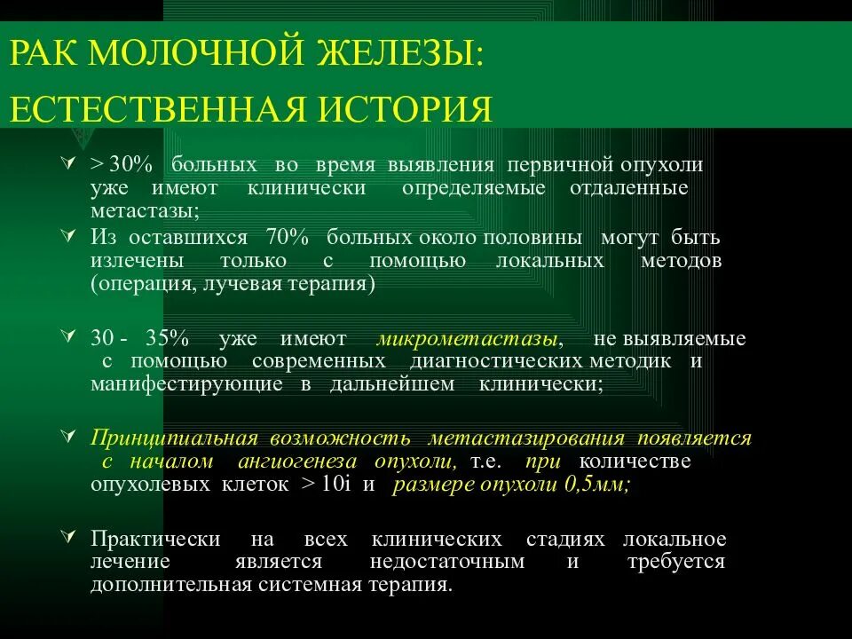 Распад опухоли молочной железы 4 стадия фото Цитогенетическое лечение онкологии