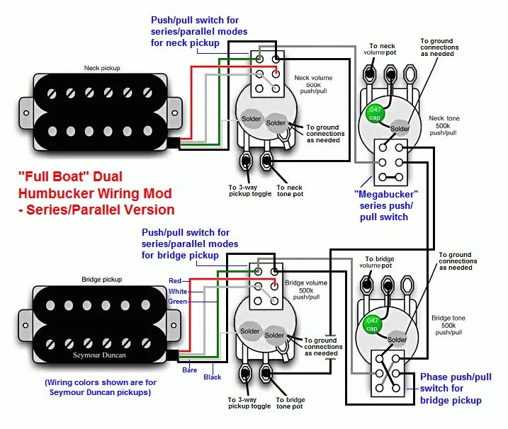 Распайка 2 хамбакера dual humbucker Latest trends OFF-59