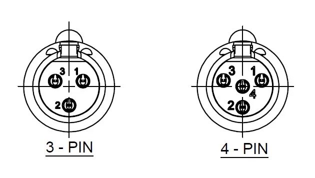 Распайка 4 pin connector - What if I use 4 pin XLR instead of the 3 pin one? - Electrical Engin