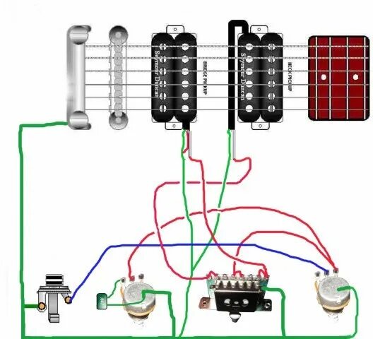 Распайка 5 позиционного переключателя гитары схемы распайки звукоснимателей - Фотография 1 из 18 ВКонтакте