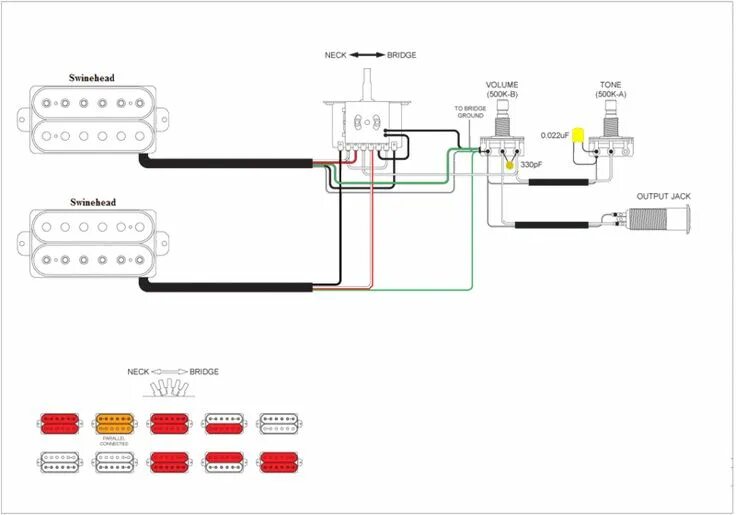 Распайка 5 позиционного переключателя гитары image Guitar design, Guitar tech, Guitar