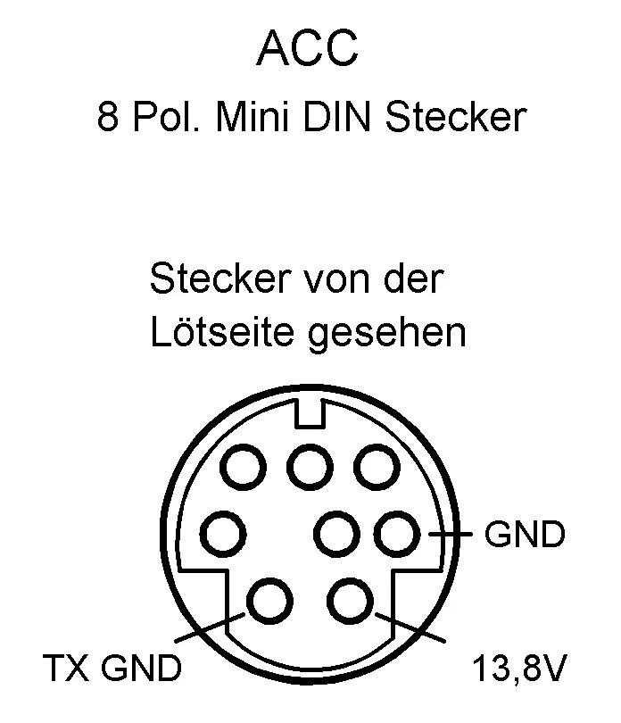 Распайка 8 pin Mini din 8 pin распиновка фото АвтоБаза.ру