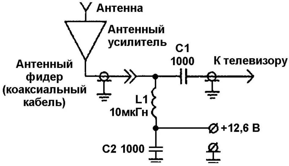 Распайка антенны Способ запитать антенный усилитель VW. - Volkswagen Golf Mk4, 1,6 л, 2002 года э