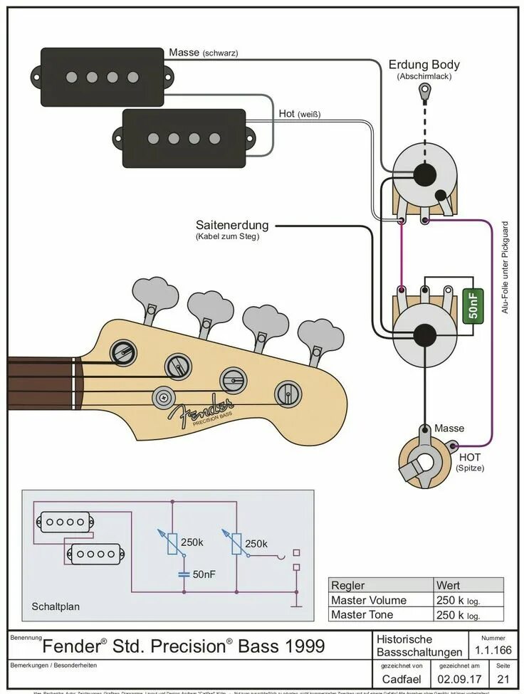 Распайка бас гитары Pin de Noom Guitarmaking en Wiring diagrams Pastillas de guitarra, Pedales de gu