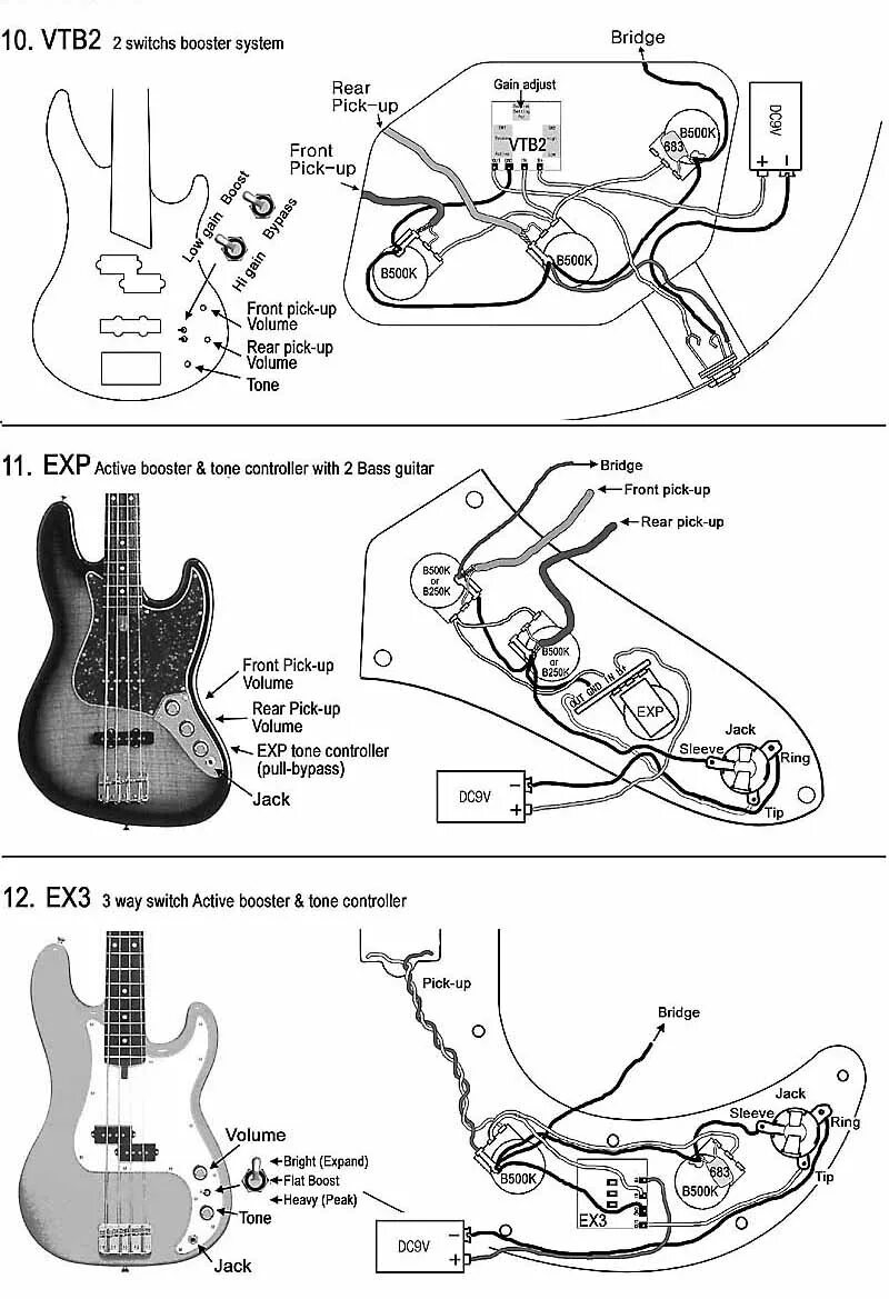 Распайка бас гитары Active EQ + stereo jack - boards.ie - Now Ye're Talkin'