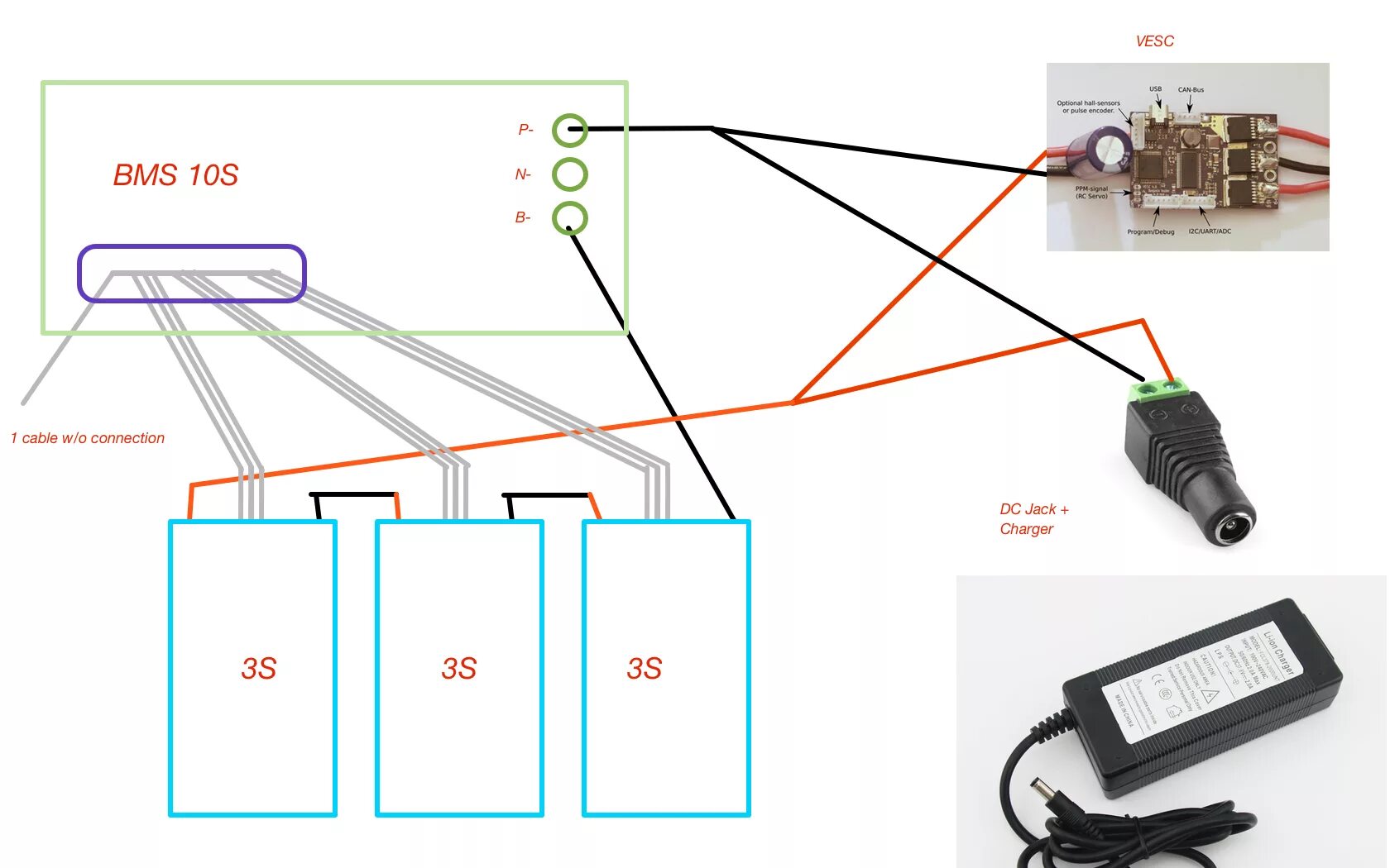 Распайка бмс 10s Balance Wiring problem (9S) - ESK8 Electronics - Electric Skateboard Builders Fo