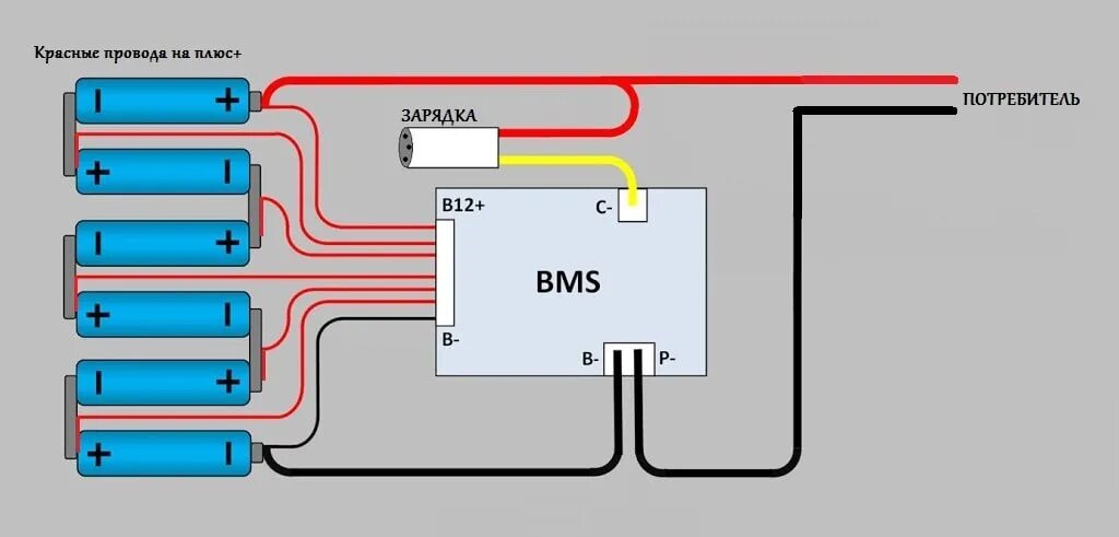 Распайка бмс 10s Инструкция по сборке LiFePO4 аккумулятора