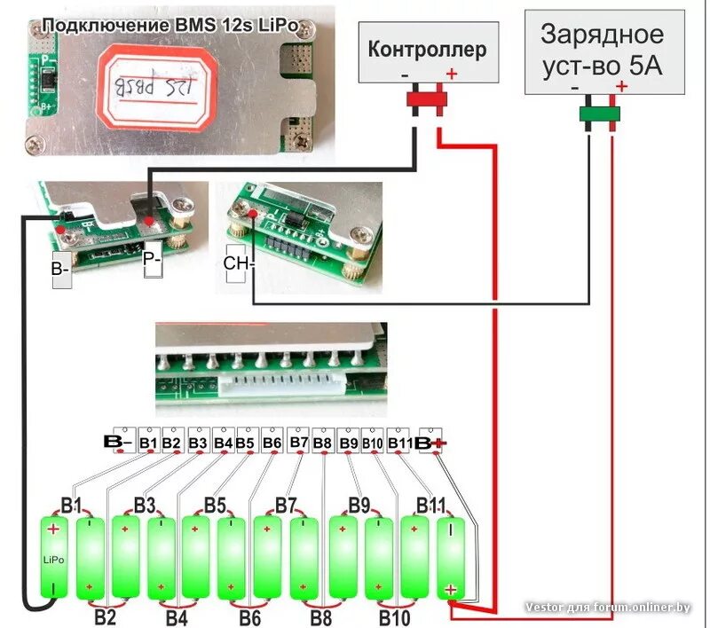 Распайка бмс 10s ЭЛЕКТРОвелосипед - Форум onliner.by